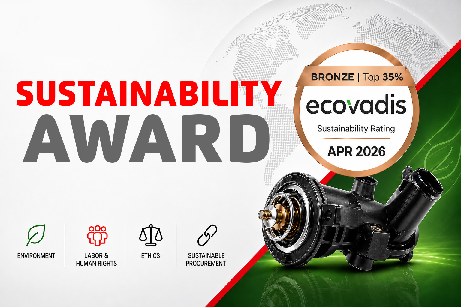 MotoRad Earns EcoVadis Sustainability Award in Annual Assessment